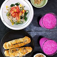 #刘畊宏女孩减脂饮食#手抓饼•毛毛虫的做法图解10