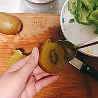 爆瘦！！排毒清肠减肥果汁！苦瓜汁减肥茶——苦瓜奇异果！！绝了的做法图解4