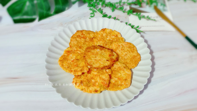 胡萝卜鲜虾 饼