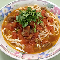 西红柿炖牛肉面的做法图解5