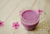 【秋日晨饮】紫薯奶昔的做法