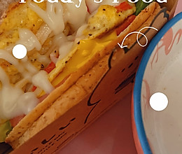 培根滑蛋三明治的做法