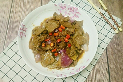 黑胡椒牛肉片