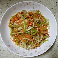 炒三丝(杏鲍菇、胡萝卜、莴笋)的做法图解5