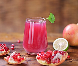 红石榴雪梨柠檬汁的做法