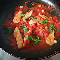 番茄罗勒炖鸡胸的做法图解8