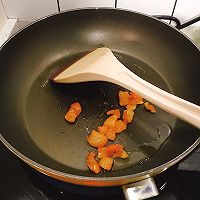 番茄鸡肉虾仁芝士焗饭的做法图解5