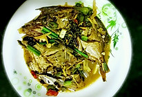 青花椒香煎银鲳鱼的做法