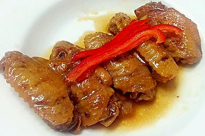 葱烧鸡翅