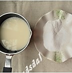 果仁奶油黑麻豆奶冻的做法图解3