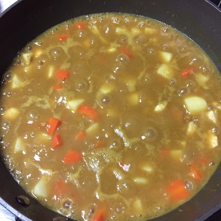 咖喱鸡肉饭的做法图解5
