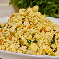 减肥不挨饿：鸡刨豆腐（无米炒饭）的做法图解8