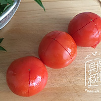 鸡丝西红柿手擀面的做法图解2