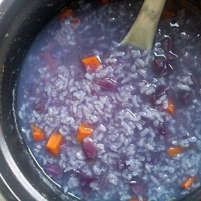 紫薯胡萝卜粥