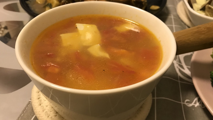 豆腐番茄汤