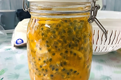 百香果柠檬蜂蜜