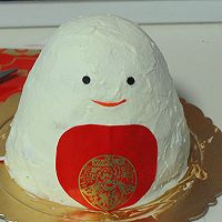 小雪人蛋糕#九阳烘焙剧场#的做法图解8