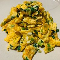 嫩春韭煎蛋的做法图解6