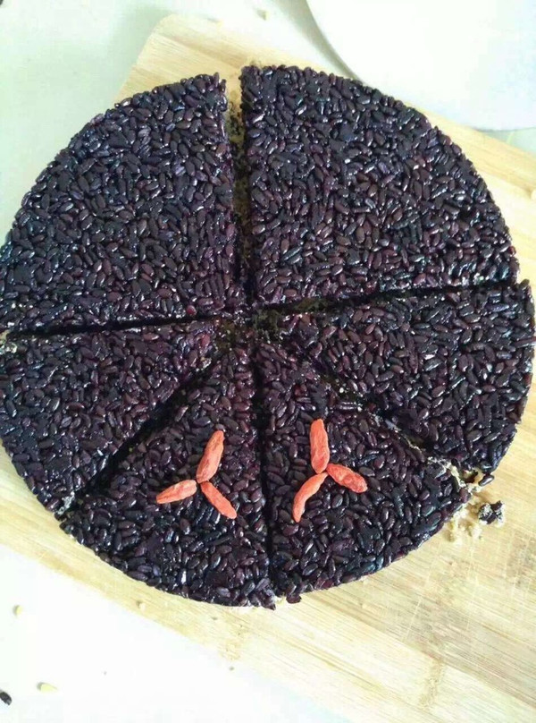 黑米糯米糕