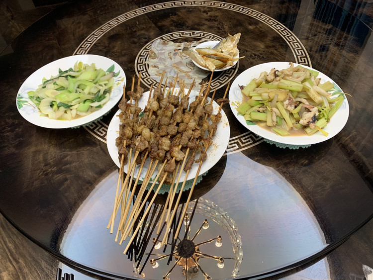 超简易烤箱 烤羊肉串的做法