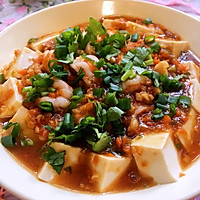 #肉食者联盟#虾仁蒸豆腐的做法图解11
