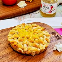 #丘比小能手料理课堂#手抓饼版苹果派的做法图解10