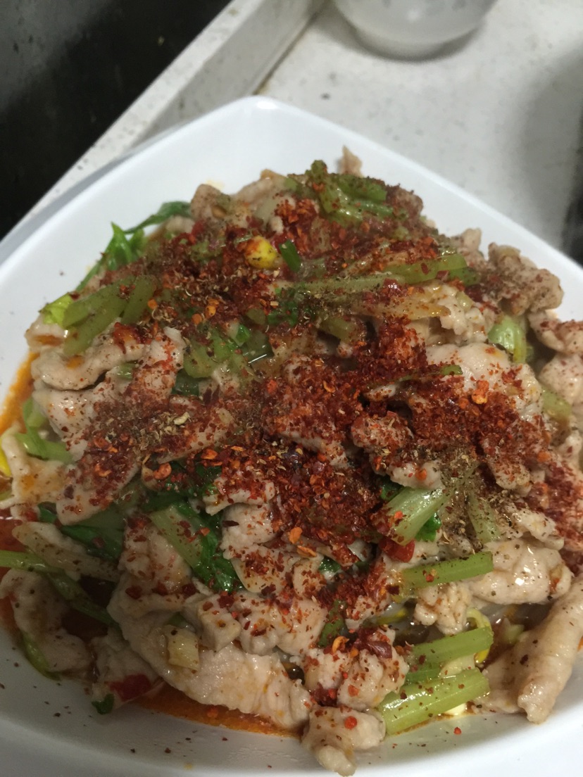 麻辣水煮肉片的做法图解13