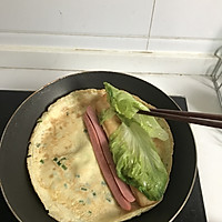 【早餐】葱香鸡蛋饼（软饼卷饼）南北通吃哦～的做法图解6