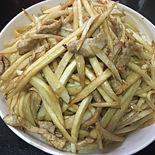 茭白肉丝