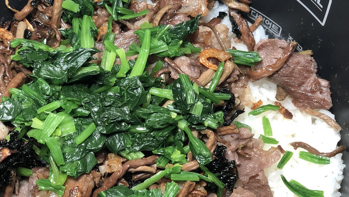 和牛野菜饭