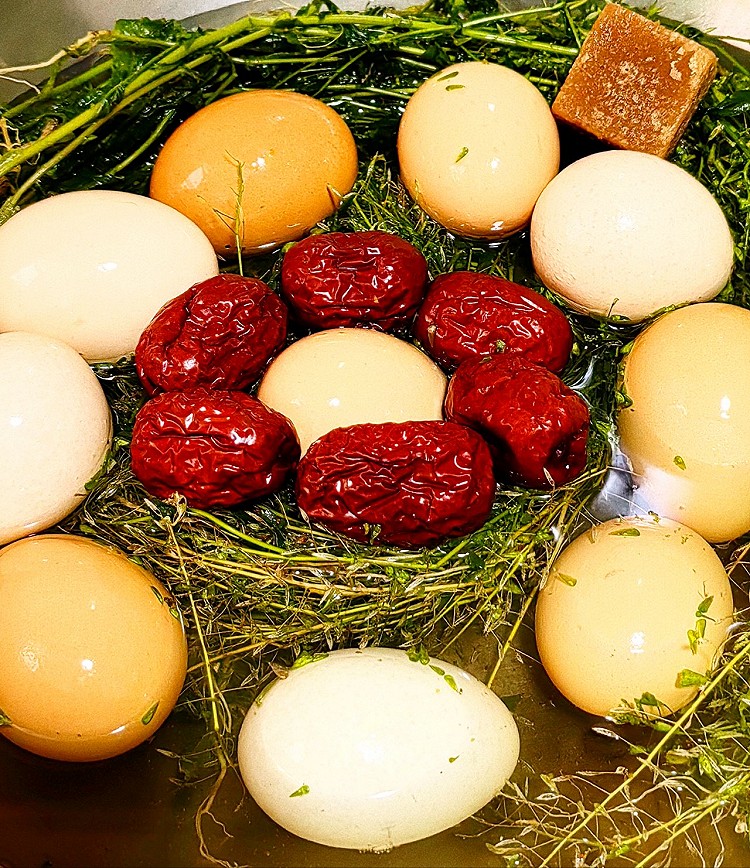 三月三荠菜煮鸡蛋的做法