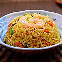 咖喱虾仁炒饭的做法图解9