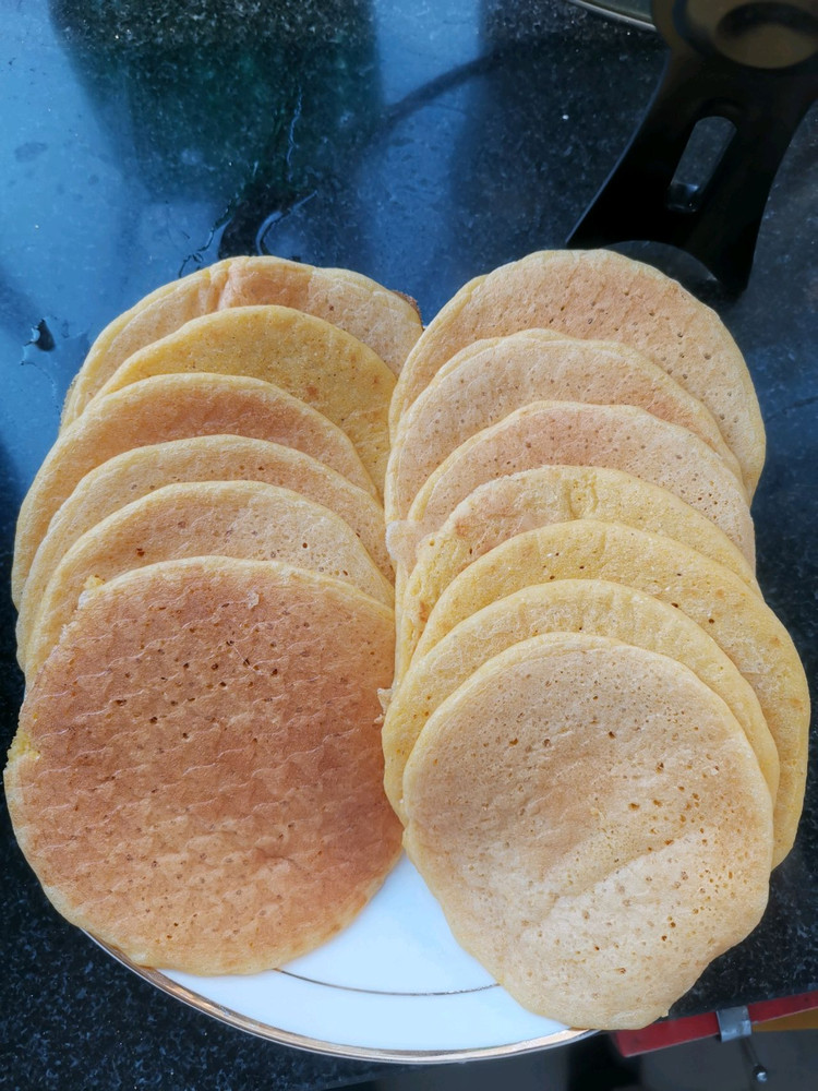 玉米面松饼的做法