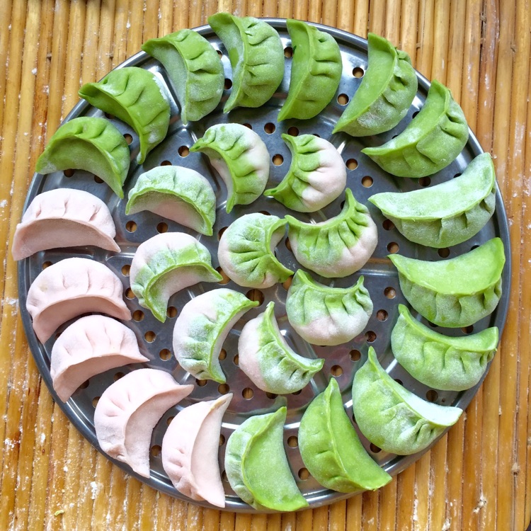 培根韭菜鸡蛋饺