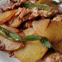 土豆炒肉片的做法图解6