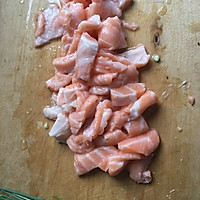 三文鱼豇豆咖喱饭的做法图解3