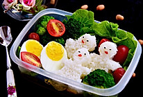 姜饼人便当#高颜值儿童便当#的做法