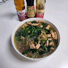 猪肉菠菜炖粉条