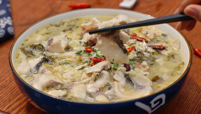 能够喝汤——超美味的家常酸菜鱼