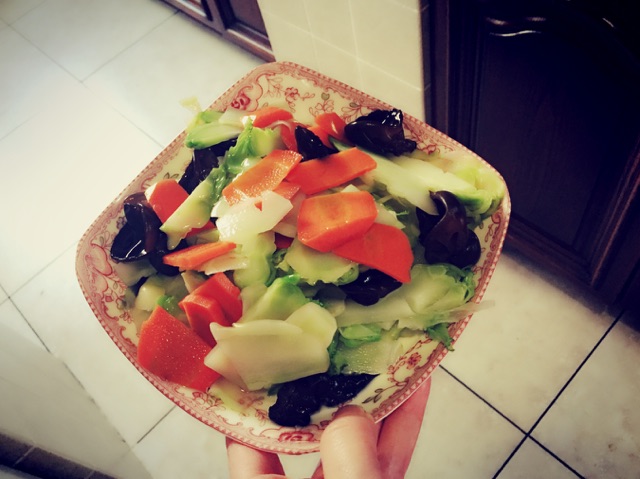 素炒儿菜的做法图解5