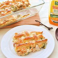 鸡肉杂蔬派#太太乐鲜鸡汁西式#的做法图解9