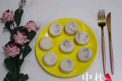 简单快手零失败的冰皮月饼