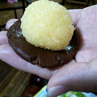 巧克力椰蓉月饼的做法图解6
