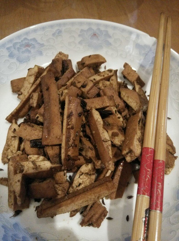 孜然豆干——素素的羊肉味儿 减肥烧烤两不误^