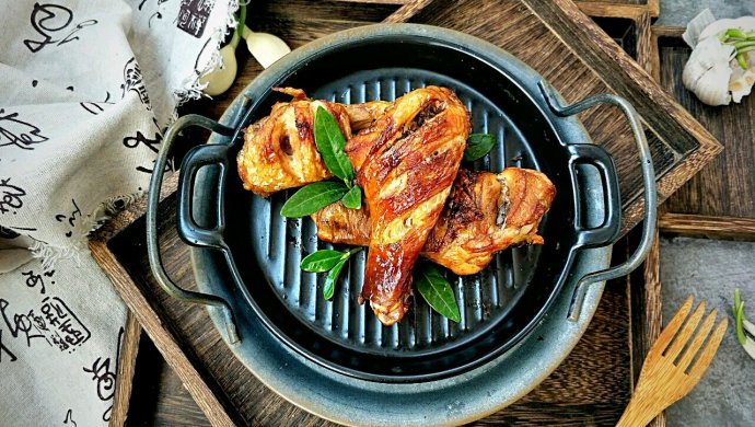 年味美食:大人小孩都喜欢的烤鸡腿~