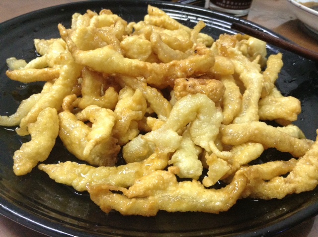 酥脆拨丝高丽肉
