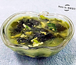 裙带菜蛋花汤的做法
