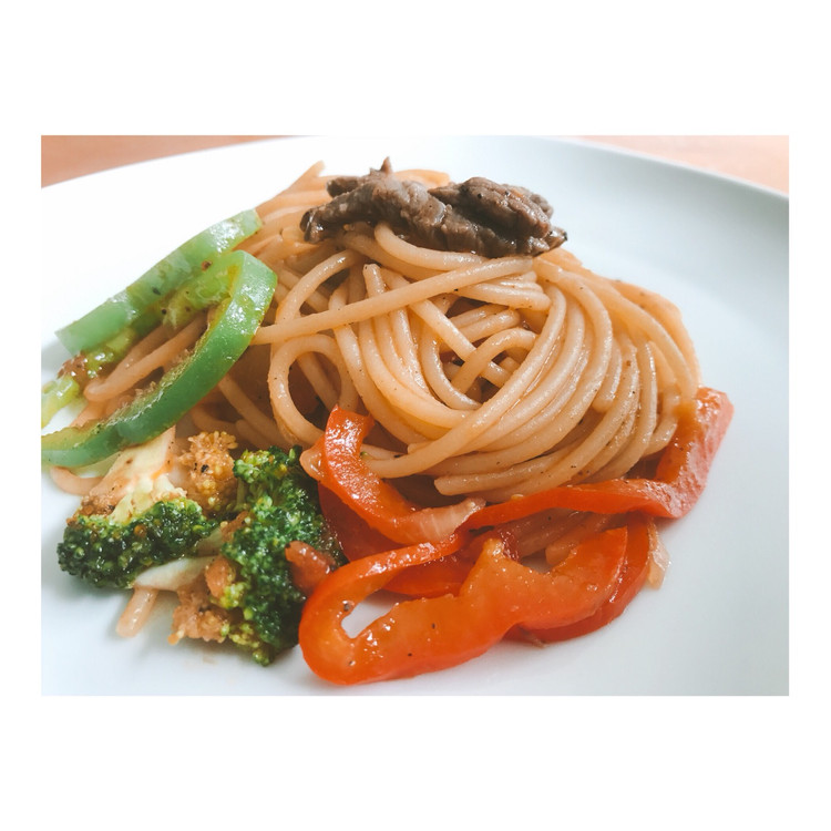 黑胡椒牛肉意面的做法