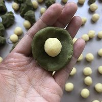抹茶椰蓉小球ukoeo高比克风炉制作的做法图解10