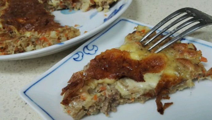 中厨西做，免炸之土豆胡萝卜牛肉饼（烤箱版）